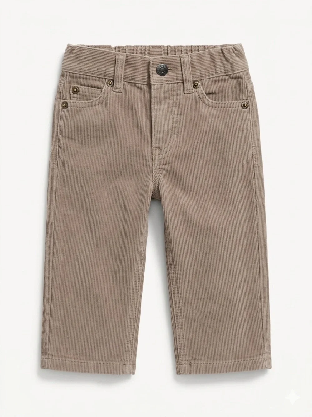 JANIE AND JACK Taupe Corduroy Pants in Taupe Brown 6-12 Months